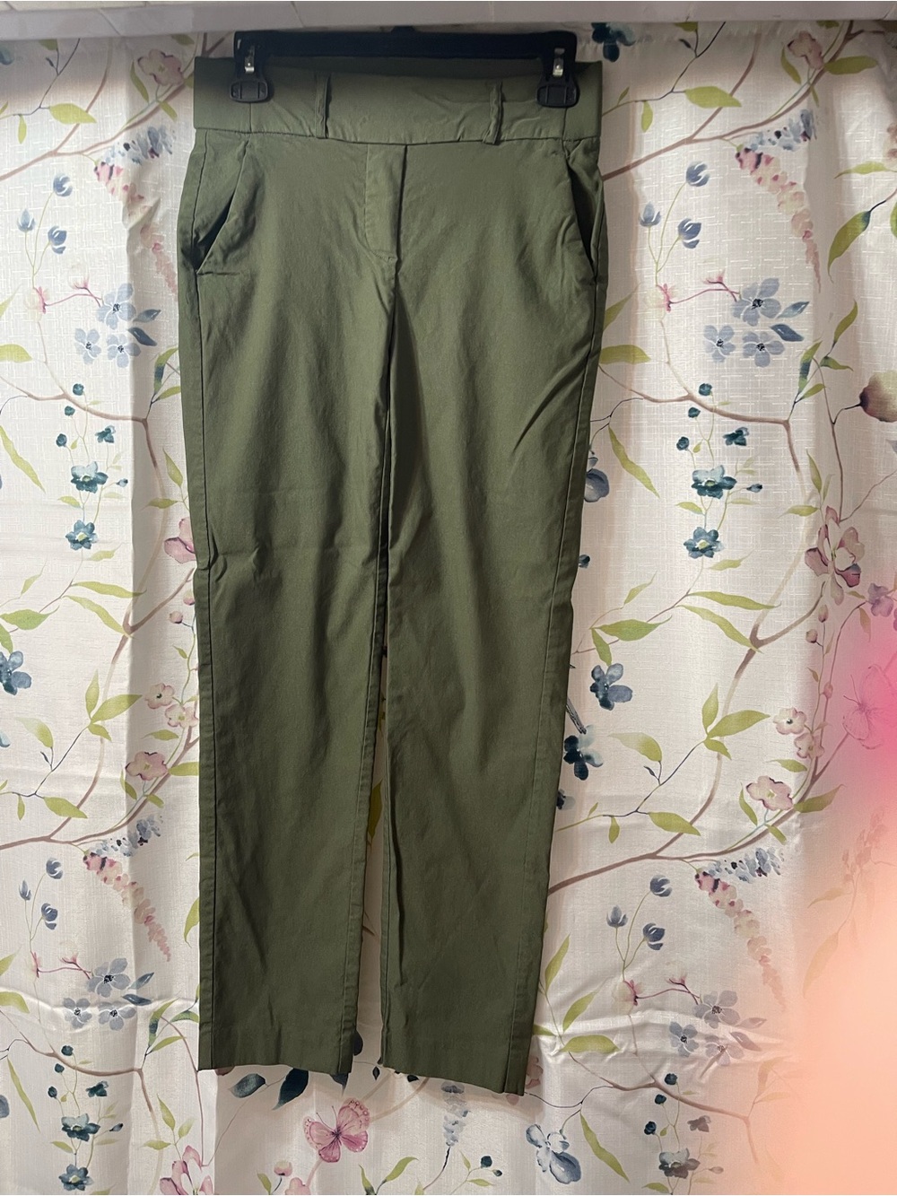 Simply Vera Vera Wang Olive Straight-Leg Chinos